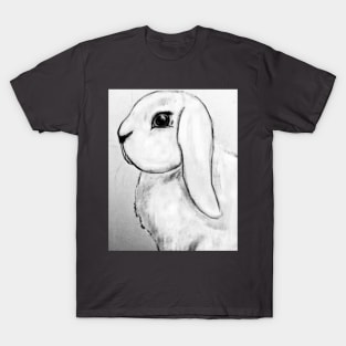 White Lop Bunny Rabbit T-Shirt